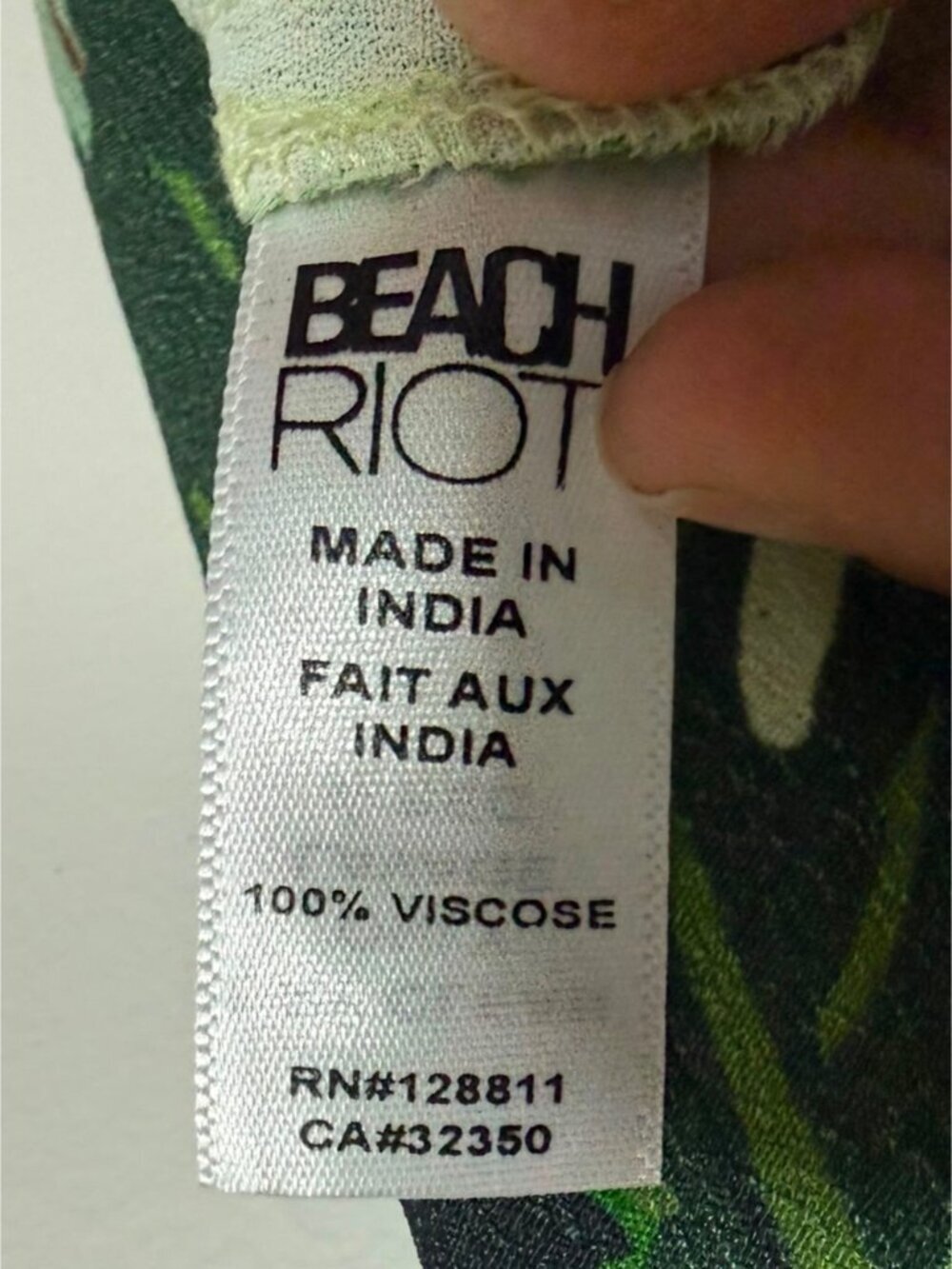 Beach Riot Tropical Palm Print Wrap Maxi Skirt - Picture 5 of 6